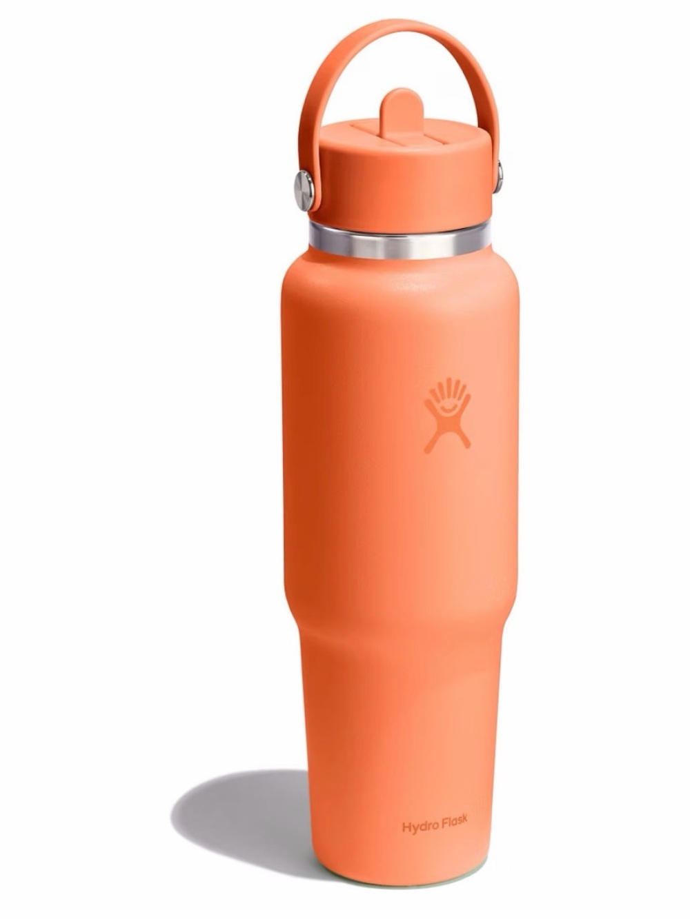NEW Hydro Flask Travel Water Bottle - Leakproof in 40 Oz Nectar Orange